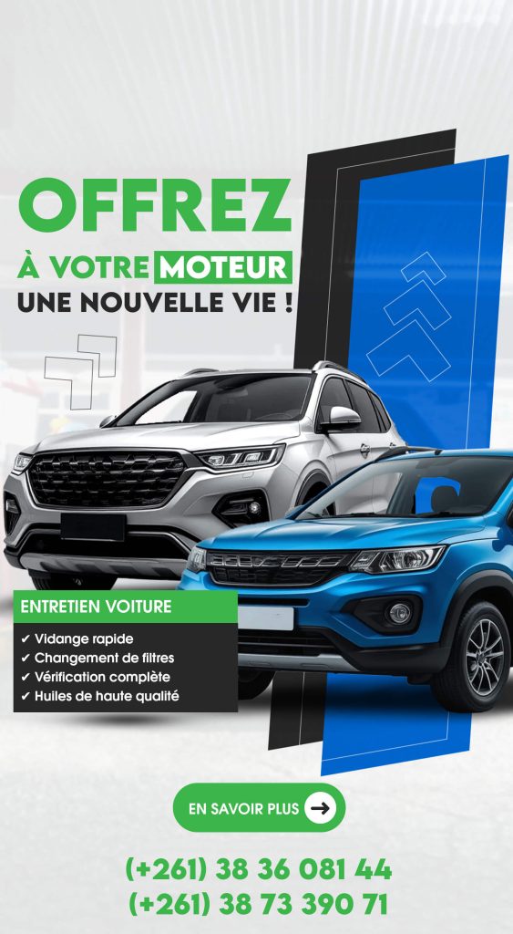 Entretien du voiture chez TBM Madagascar